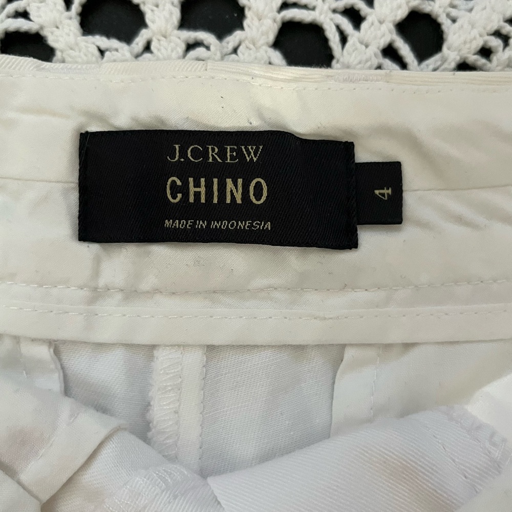 J. Crew women’s white shorts